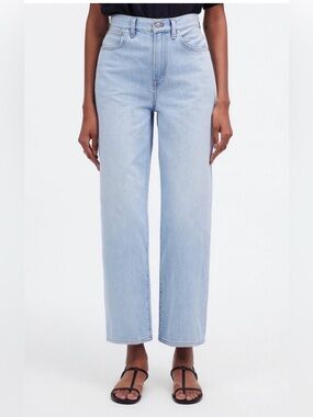 NWT Madewell the perfect vintage wide leg crop jeans